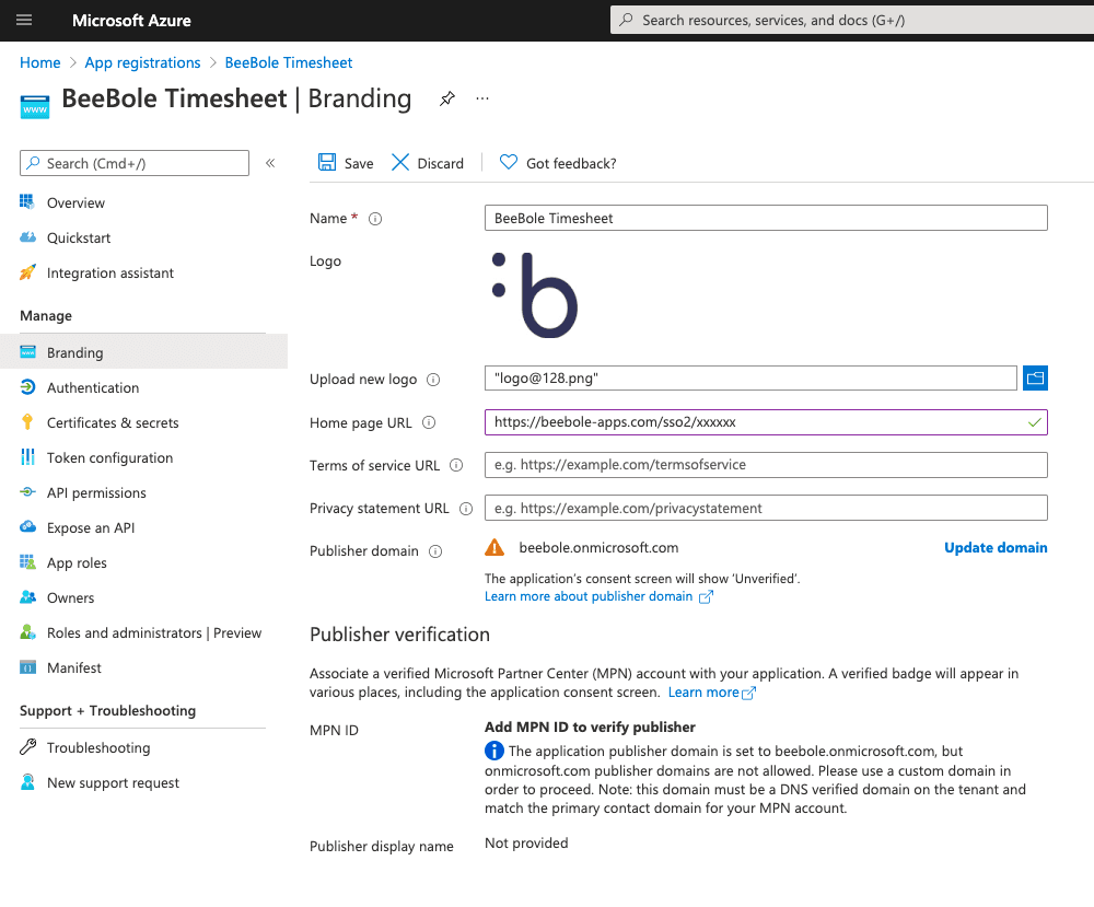 Microsoft Azure integrations