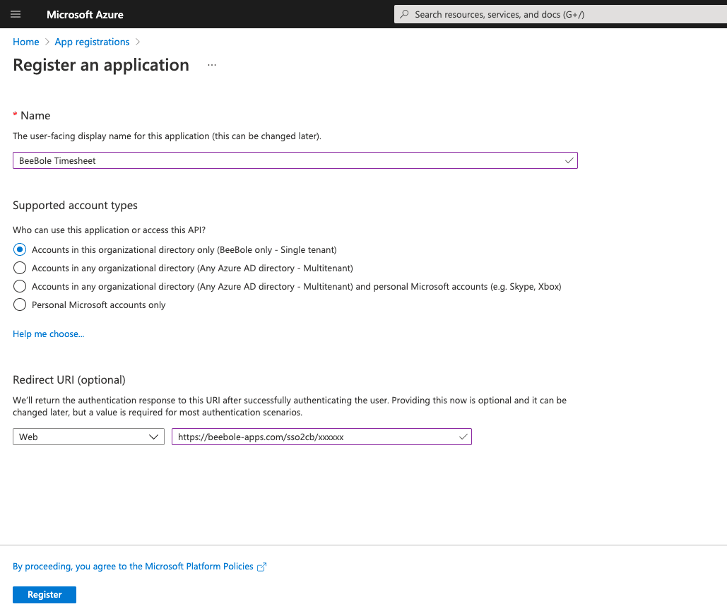 Microsoft Azure integration