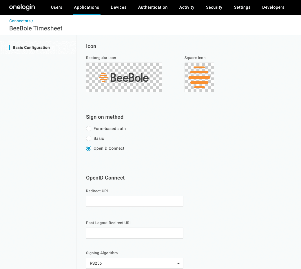 Integrate OneLogin and Beebole