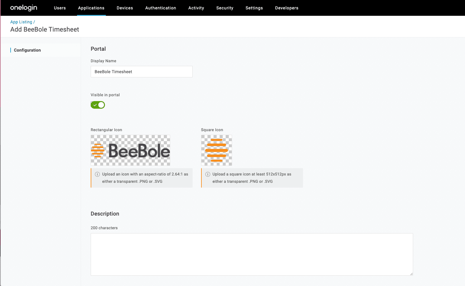 Integrate OneLogin and Beebole