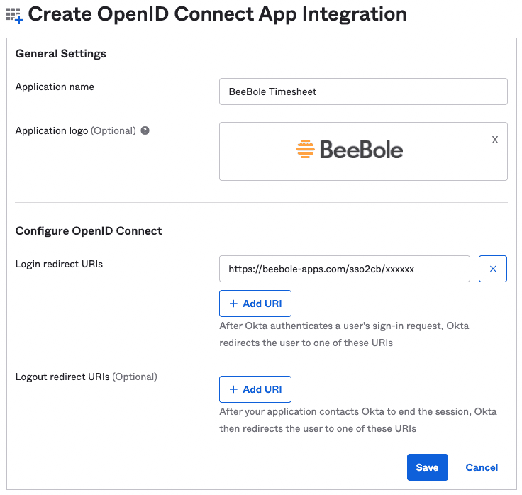 Integrate Okta and Beebole