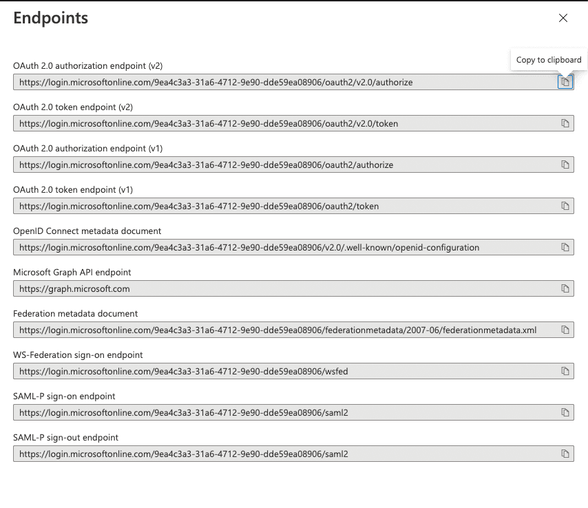 Microsoft Azure integration