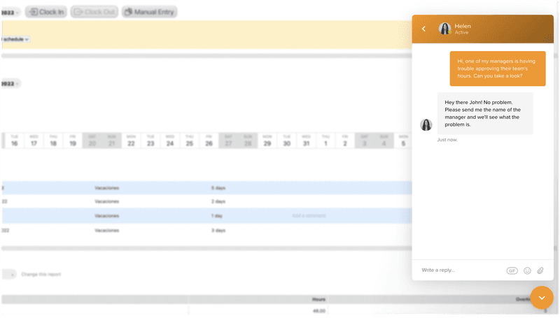 Comparison of Beebole and Harvest customer support