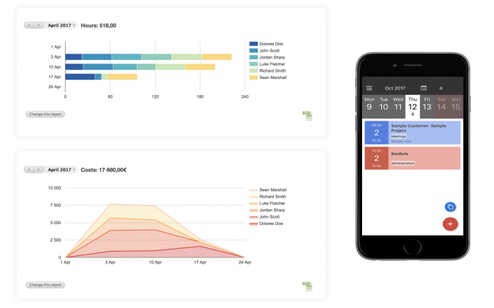 Timesheets for independent contractors