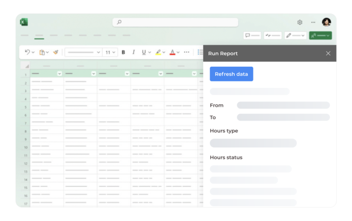 Using the Google Sheets add-on (or Excel add-in) with your Beebole data makes deeper financial analysis possible