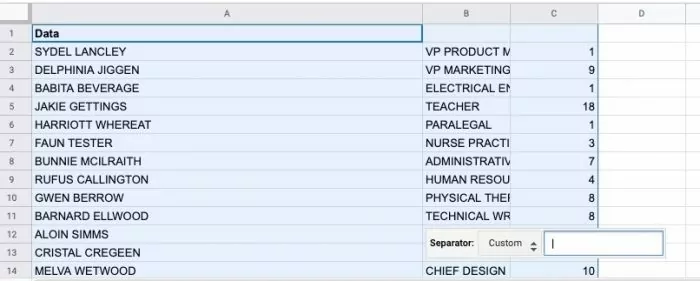 cleaning up ugly data using spreadsheets for human resources