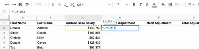 One important thing during an annual salary review is adjusting for inflation.