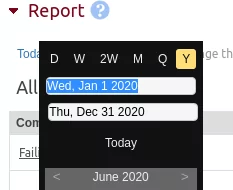 When preparing the employee timesheet export, be sure to select an entire year's worth of time data.