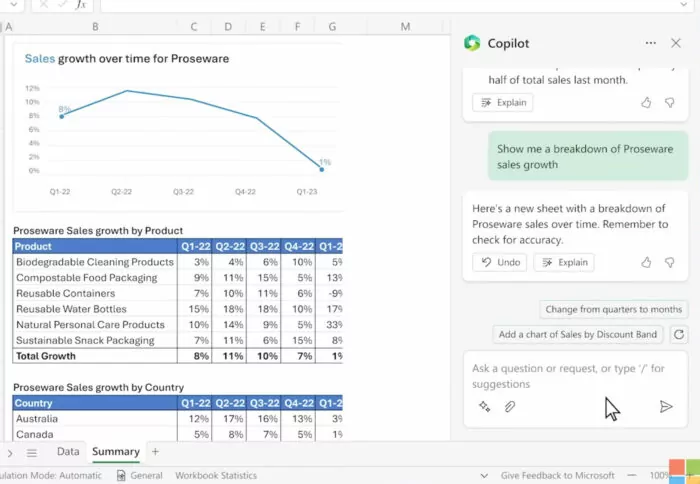 Improve your corporate finance analysis by using Copilot for Excel.