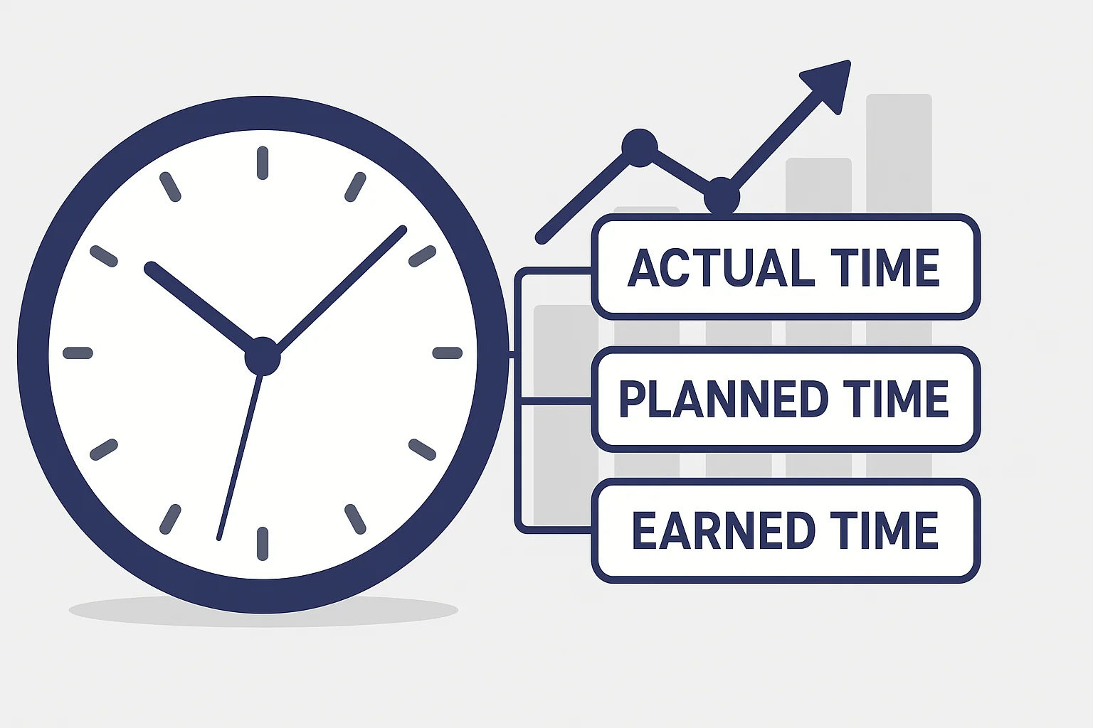 Actual time vs planned time vs earned time, and why these are key concepts in project management