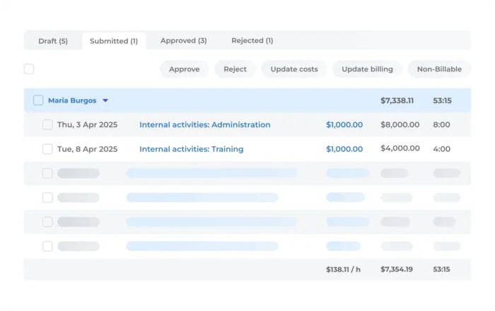 Top 11 best time tracking tools with automated timesheet approval workflows for managers 2 Beebole is a project time tracking tool with the option for automated timesheet approval workflows for managers